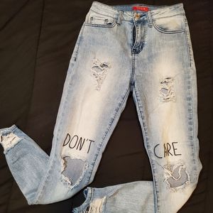 High waist jeans